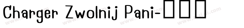 Charger Zwolnij Pani字体转换